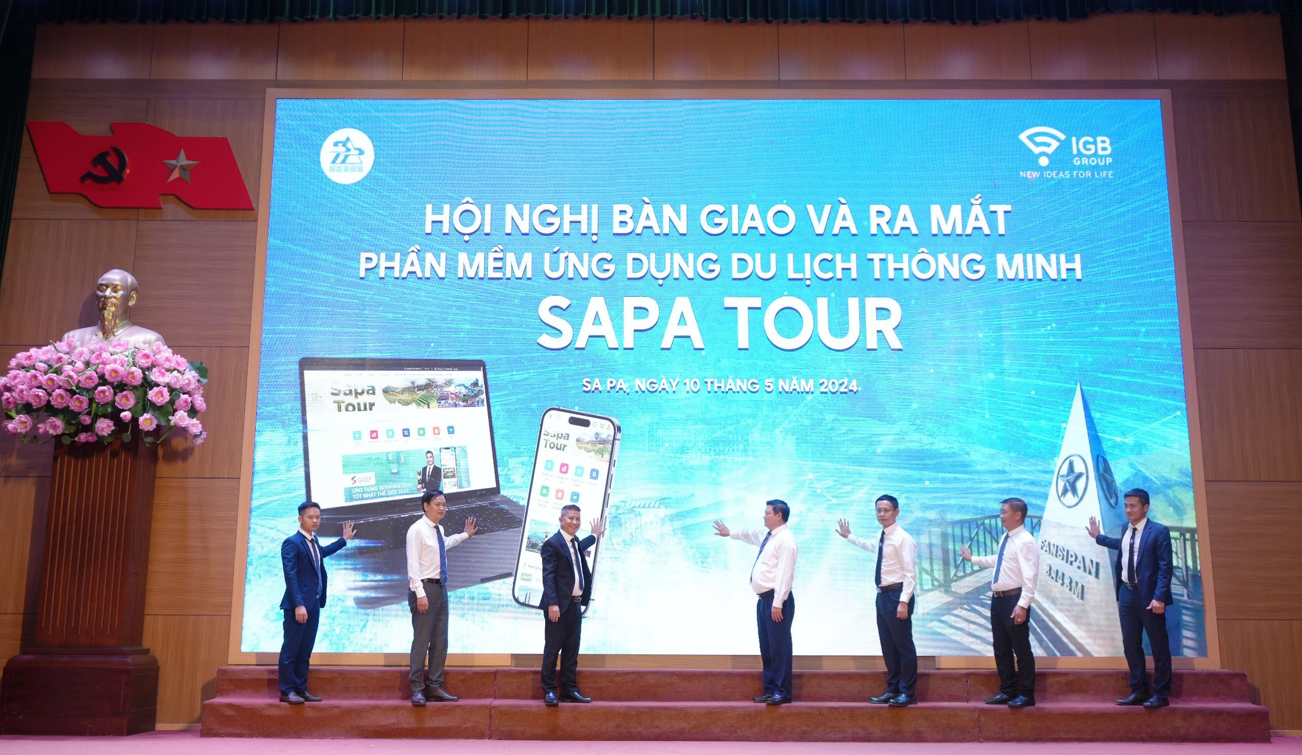 IGB trao tặng tài trợ phần mềm du lịch thông minh cho Thị xã Sa Pa