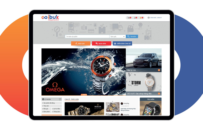 Thiết kế và Lập trình Website IBUK - Thương mại điện tử